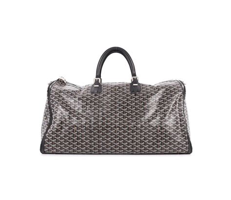 goyard croisiere 60|GOYARD Goyardine Croisiere 60 Black 162206 .